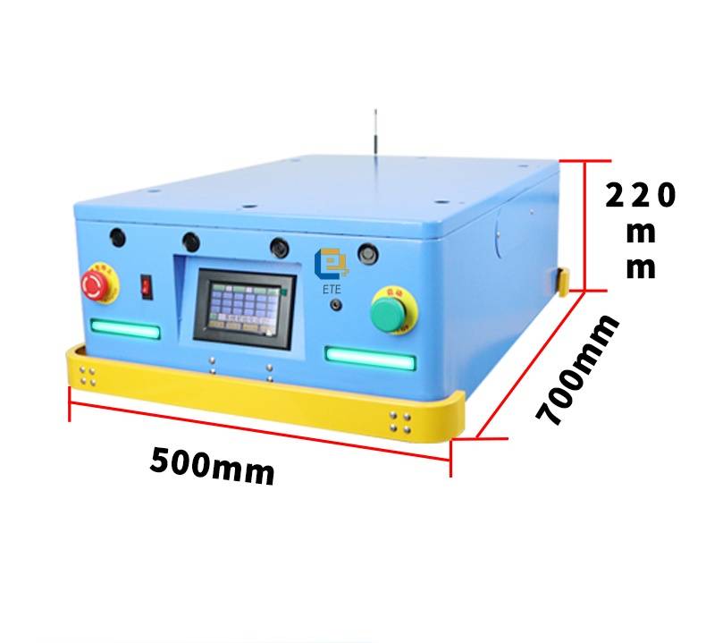 AGV robot for wave soldering transport