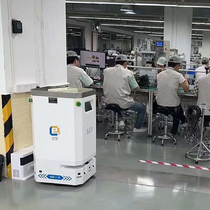 AGV robot at SMT factory