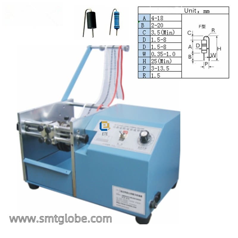 Axial lead cutter and former ETE-201F