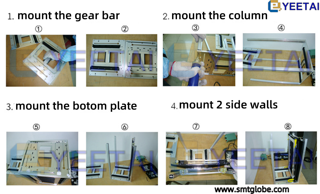 installation instructions of SMT magazine rack