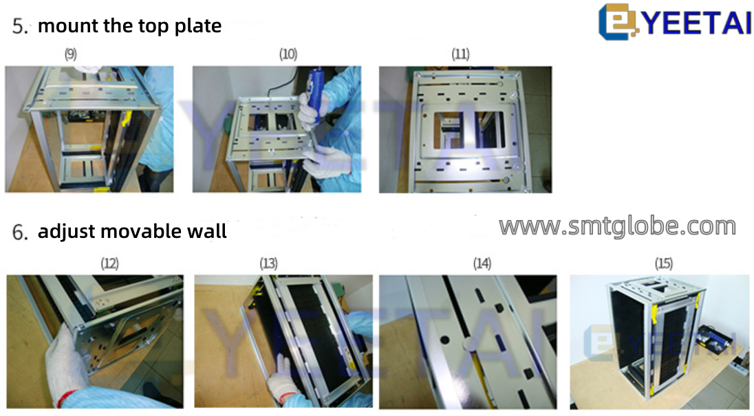 installation instructions of SMT magazine rack